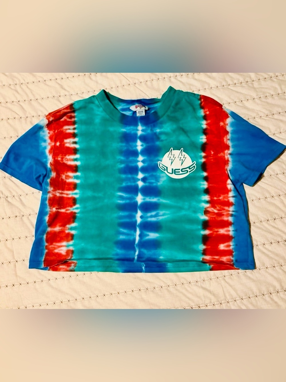 GUESS Tie-Dye Crop Top